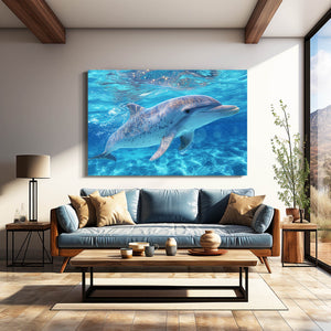Blue Dolphin Wall Decor