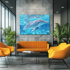 Blue Dolphin Wall Decor