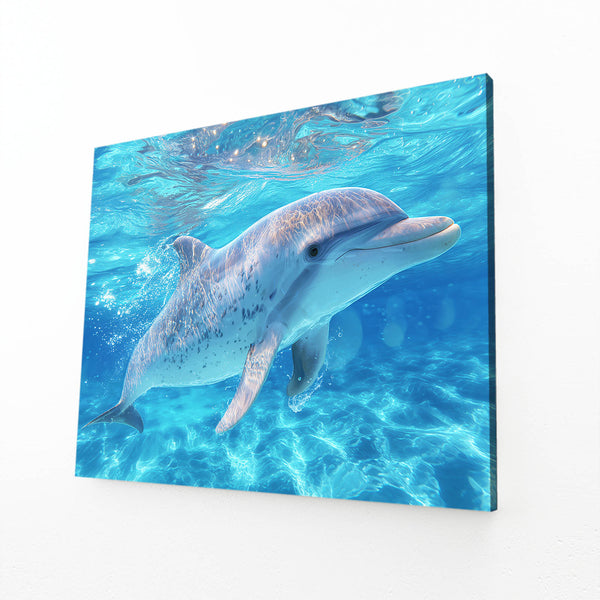 Blue Dolphin Wall Decor