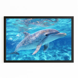 Blue Dolphin Wall Decor