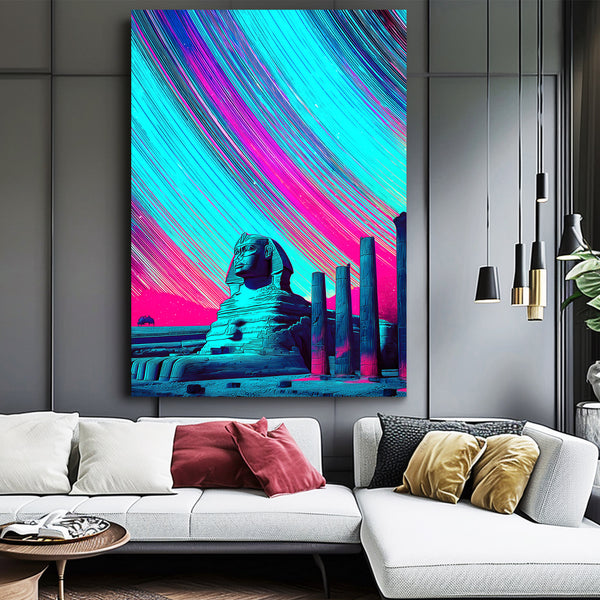 Blue Egyptian Wall Art