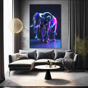 Blue Elephant Wall Art | MusaArtGallery™
