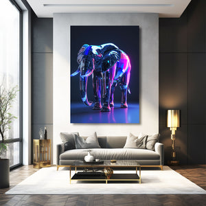 Blue Elephant Wall Art | MusaArtGallery™