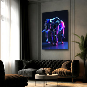 Blue Elephant Wall Art | MusaArtGallery™