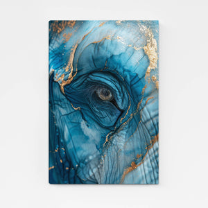 Blue Elephants Eye Art | MusaArtGallery™
