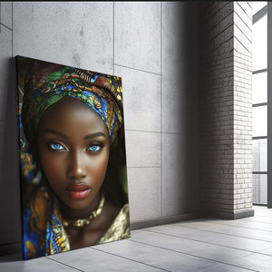 Blue Eye African Wall Art Decor