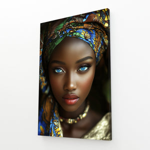 Blue Eye African Wall Art Decor