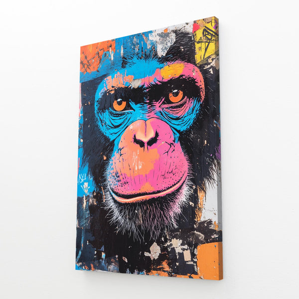 Blue Face Monkey Art