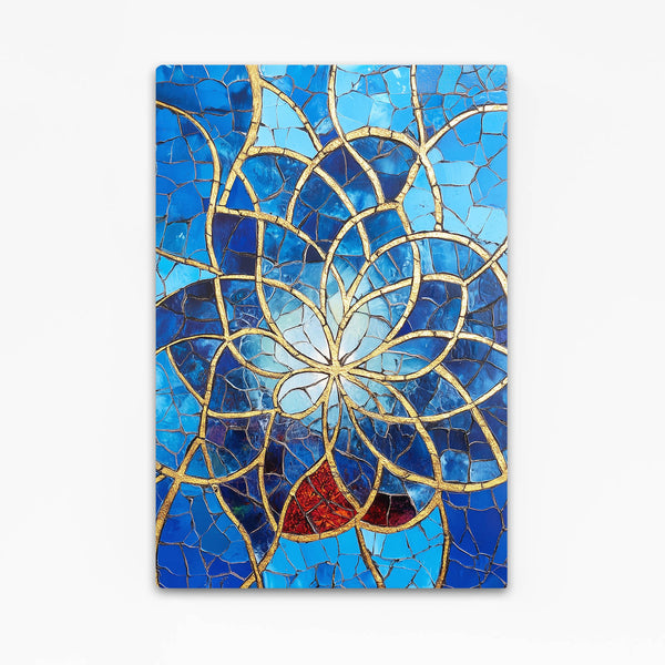 Blue Flower Of Life Art