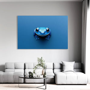 Blue Frog Wall Decor