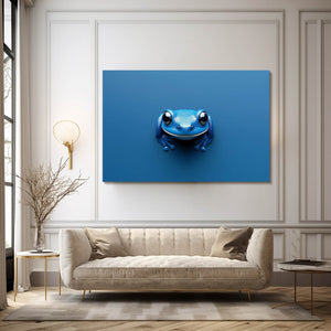 Blue Frog Wall Decor