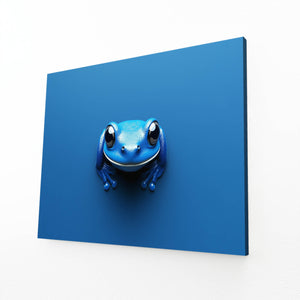 Blue Frog Wall Decor