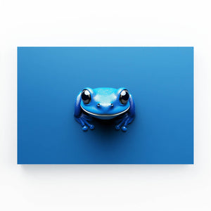 Blue Frog Wall Decor