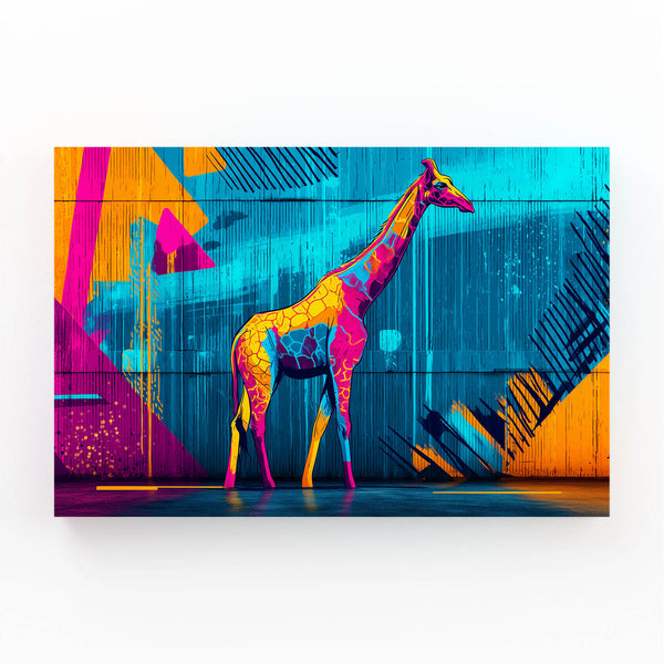 Blue Giraffe Artwork