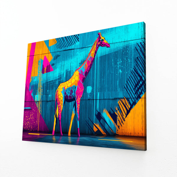 Blue Giraffe Artwork