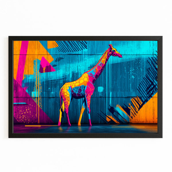 Blue Giraffe Artwork