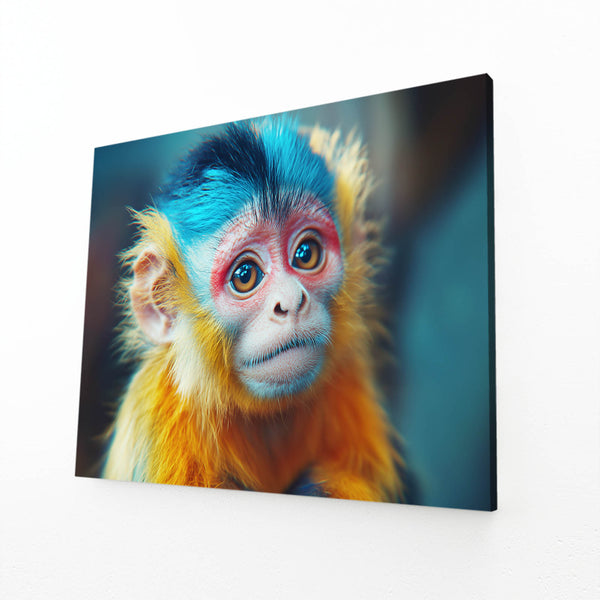 Blue Head Monkey Art