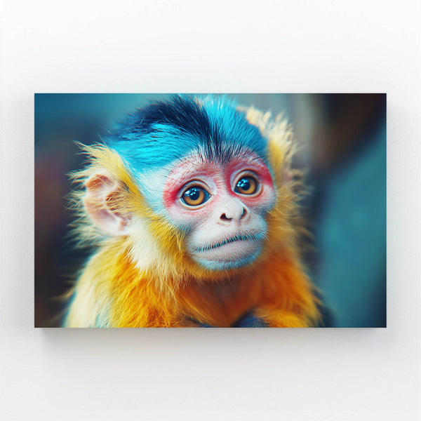 Blue Head Monkey Art