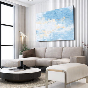 Blue Modern Abstract Art | MusaArtGallery™ 