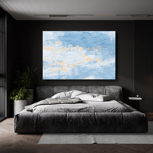 Blue Modern Abstract Art | MusaArtGallery™ 