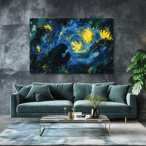 Blue Monkey Art