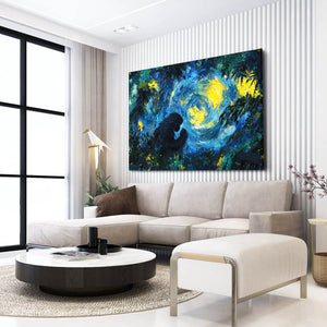 Blue Monkey Art