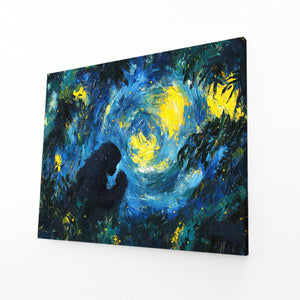 Blue Monkey Art
