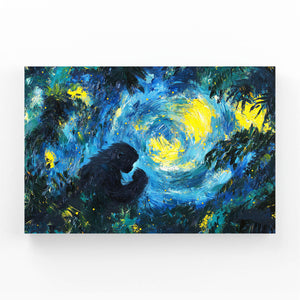 Blue Monkey Art