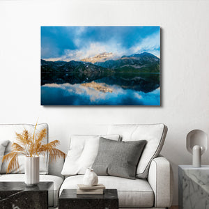 Blue Mountain Canvas Wall Art | MusaArtGallery™ 