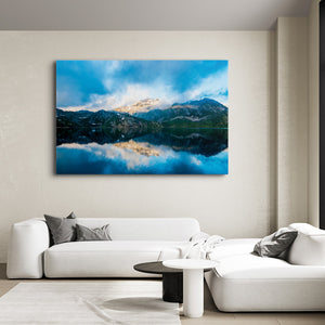 Blue Mountain Canvas Wall Art | MusaArtGallery™ 