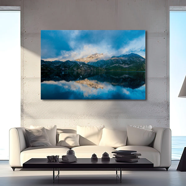 Blue Mountain Canvas Wall Art | MusaArtGallery™ 