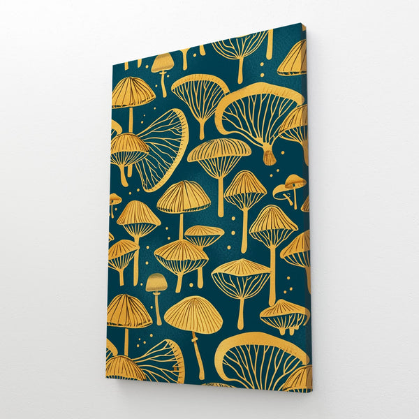 Blue Mushroom Art| MusaArtGallery™