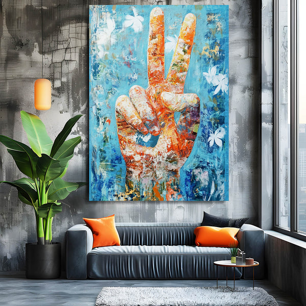 Blue Peace Art