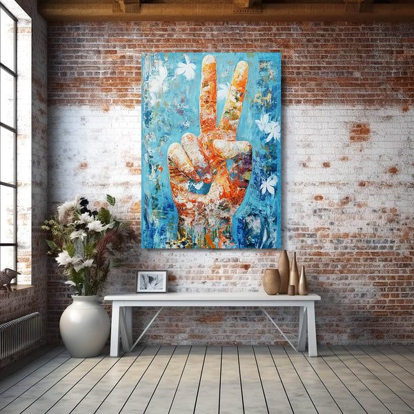 Blue Peace Art