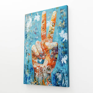 Blue Peace Art