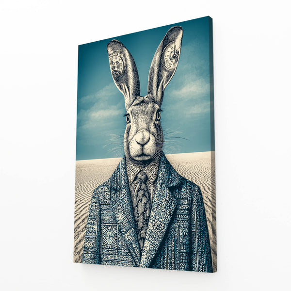 Blue  Rabbit Wall Decor