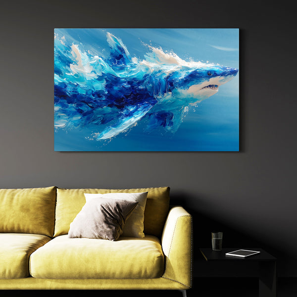 Blue Shark Art