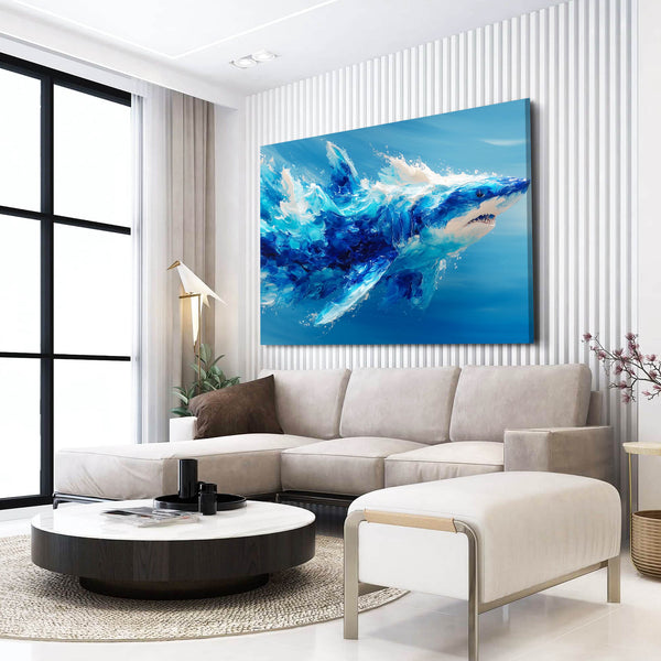 Blue Shark Art