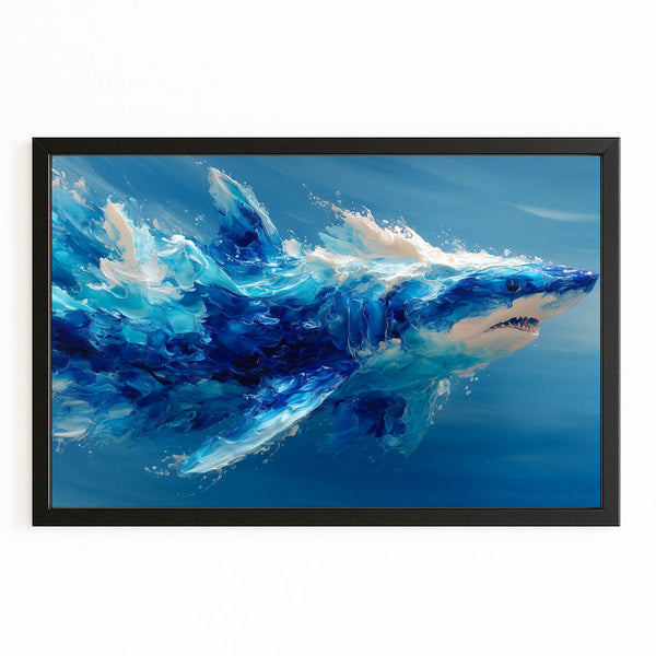 Blue Shark Art
