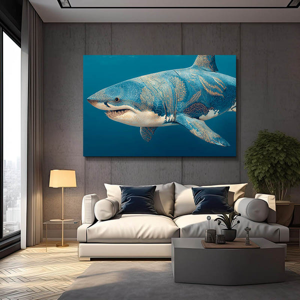Blue Shark Artwork