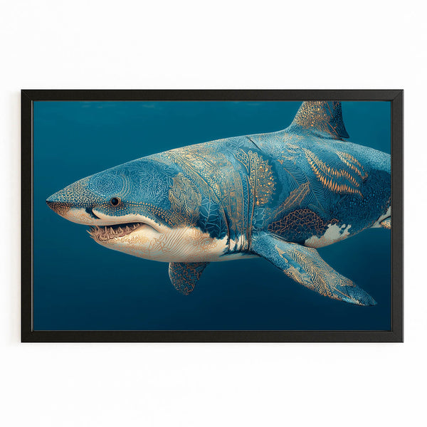 Blue Shark Artwork