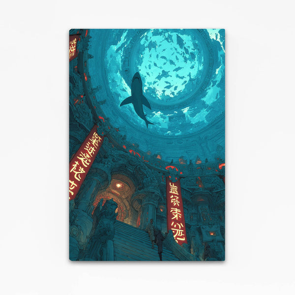Blue Shark Canvas