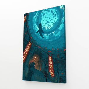Blue Shark Canvas