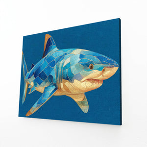 Blue Shark Wall Art
