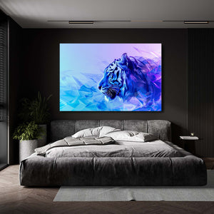 Blue Tiger Wall Art | MusaArtGallery™