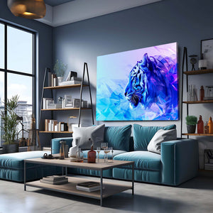 Blue Tiger Wall Art | MusaArtGallery™