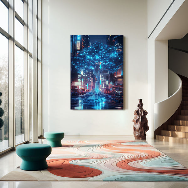 Blue Tree Of Life Wall Art