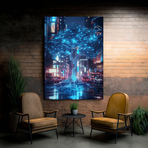 Blue Tree Of Life Wall Art