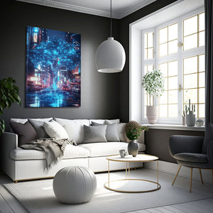Blue Tree Of Life Wall Art