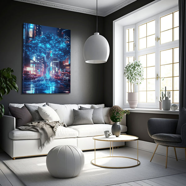 Blue Tree Of Life Wall Art